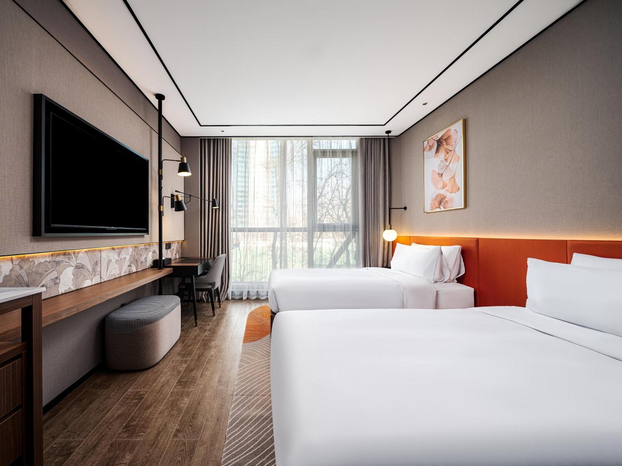 Hilton Garden Inn Beijing Guomao Buitenkant foto